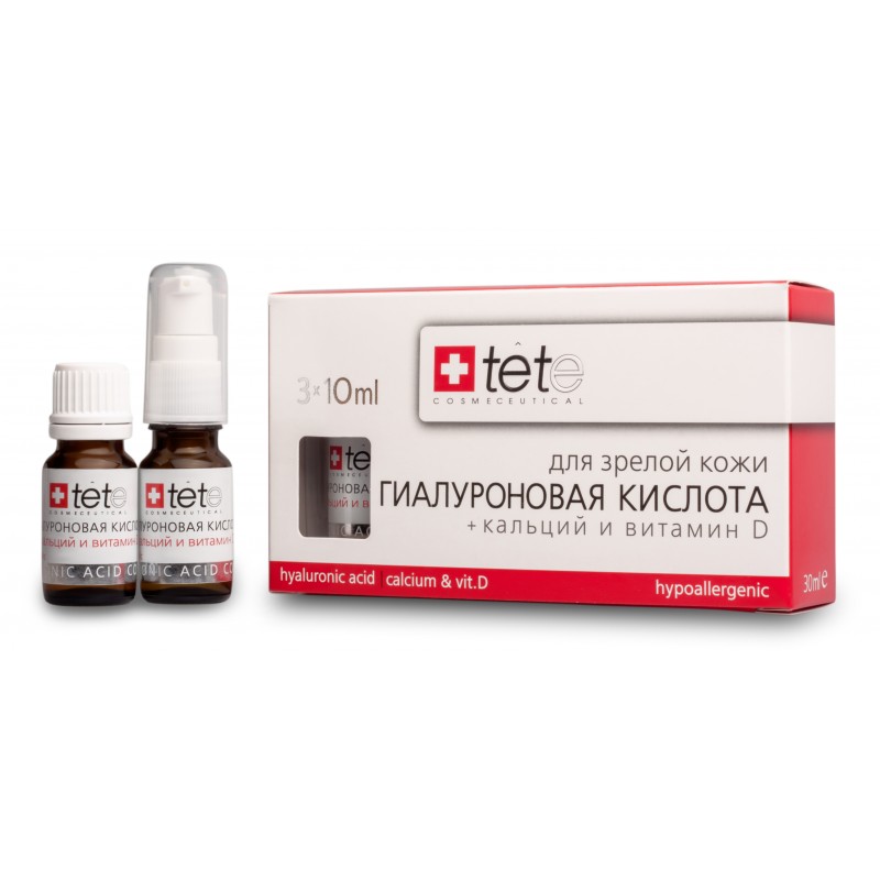 TETe Гиалуроновая кислота + Кальций и Витамин D Hyaluronic acid + Calcium & Vit.D
