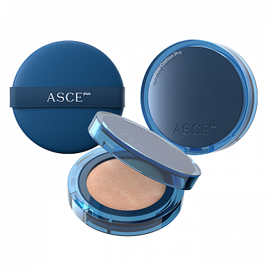 ASCEplus Основа тональная солнцезащитная Sunshine Cushion Pro (c запасн.блоком)