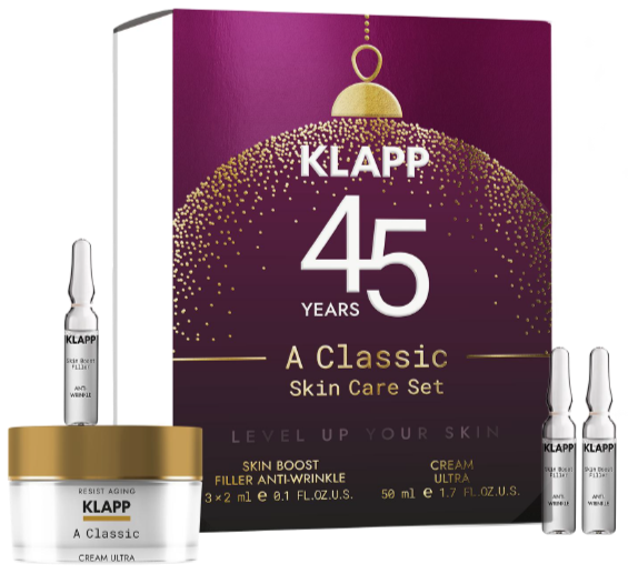 Klapp Набор A Classic Skin Care Set (крем ультра 50 мл, концентрат 2 мл × 3 шт.)