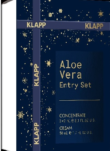 Klapp Набор Aloe Vera Entry Set (3x2мл ампулы+Крем увлажняющий Aloe Vera 50 мл)