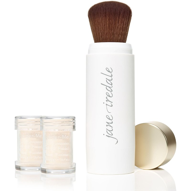 Jane Iredale Пудра солнцезащитная с кистью Powder Me SPF30 Nude