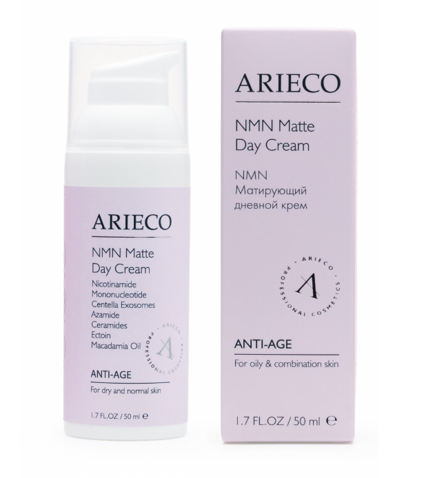 Arieco NMN Крем матирующий дневной NMN Matte Day Cream ANTI-AGE