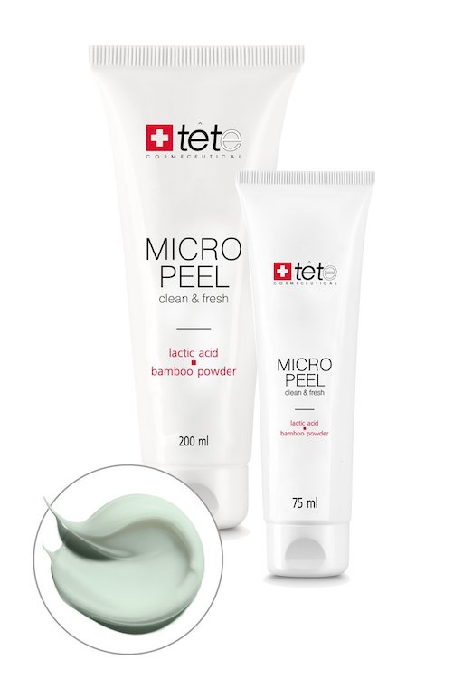TETe Эксфолиант мягкий с молочной гликолевой кислотами и бамбуковой пудрой  Micro Peel Mask
