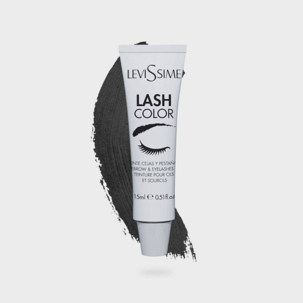 Levissime Краска для бровей и ресниц черный Lash Color Black