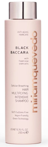 Miriam Quevedo Black Baccara Шампунь, обеспечивающий клеточное дыхание, рост и объем волос с экстрактом розы Cellular Breathing Hair Multiplying Intensive Shampoo