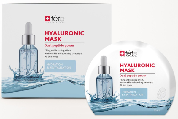 TETe Маска тканевая  Hyaluronic Mask Hydration & Revitalization